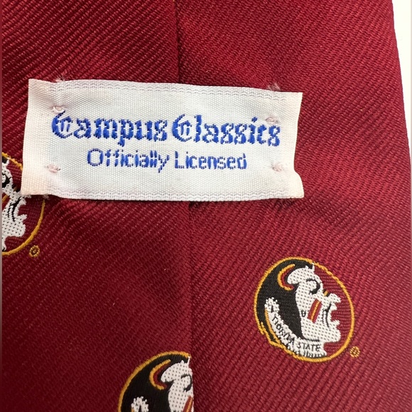 Florida State Seminoles Tie Mascot Logo Campus Classics - Picture 3 of 5